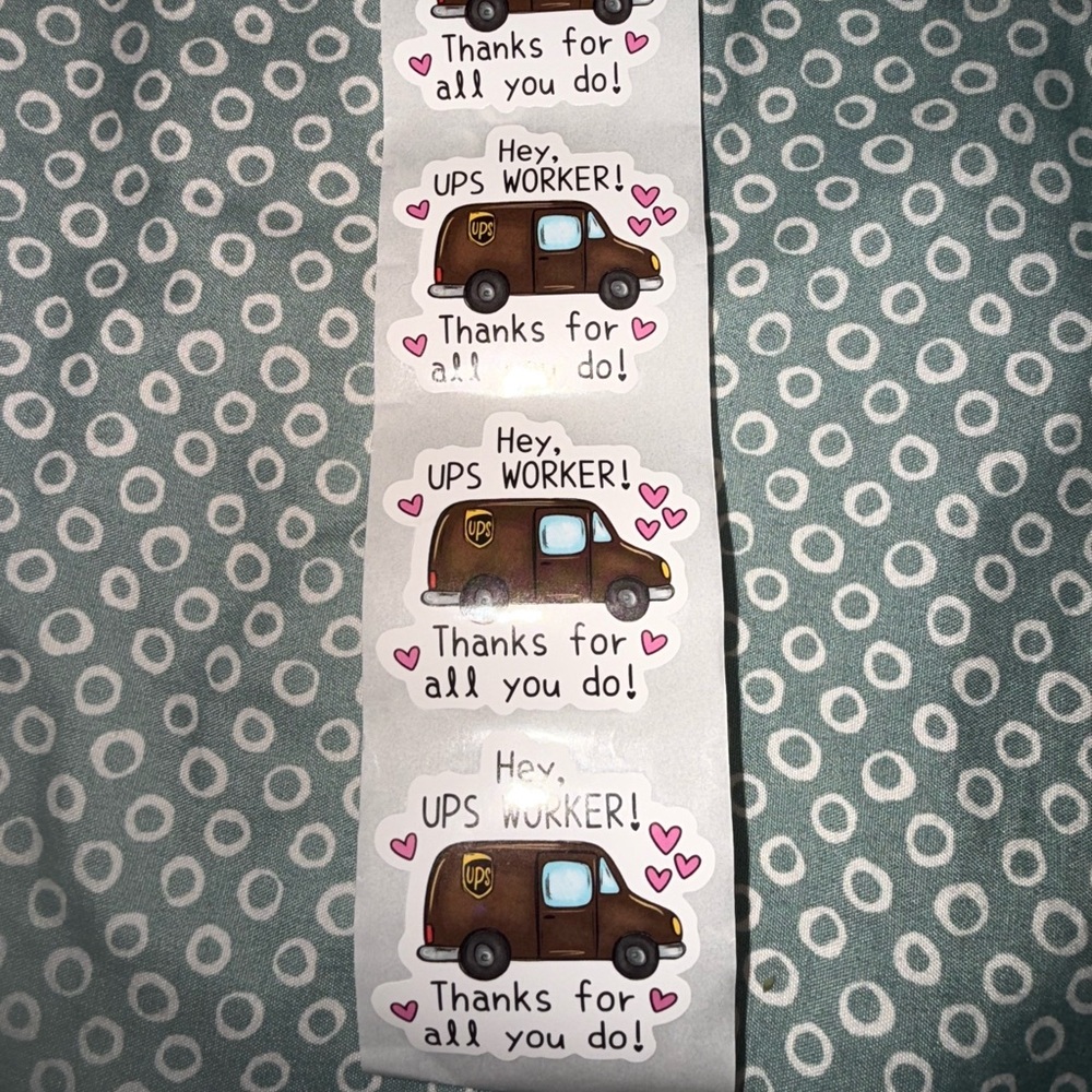 Roll of stickers
